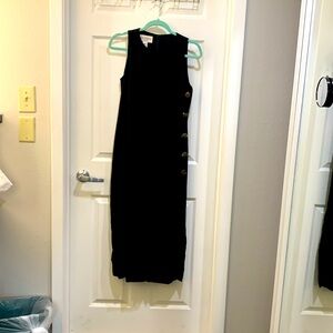 Timeless black sheath dress